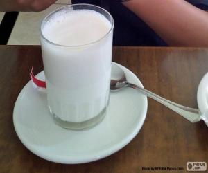 yapboz Süt beyaz içme